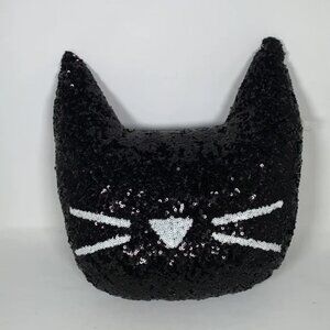 The Emily & Meritt Sequin Cat Pillow